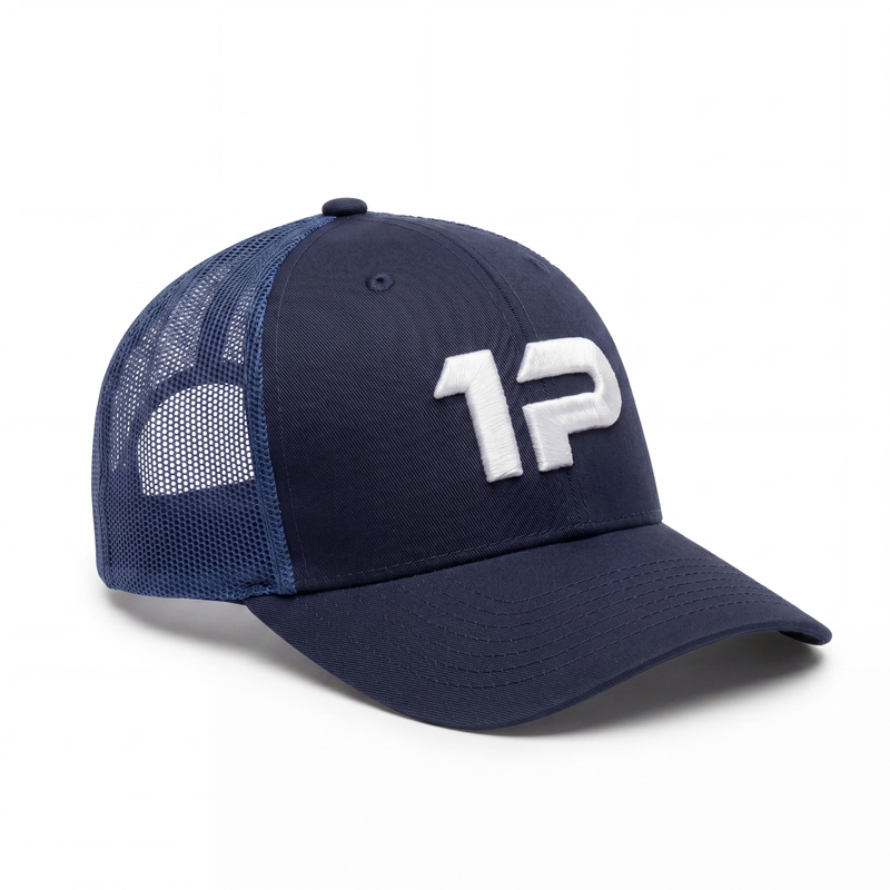 1Permenta Navy/ White Signature Logo Cap
