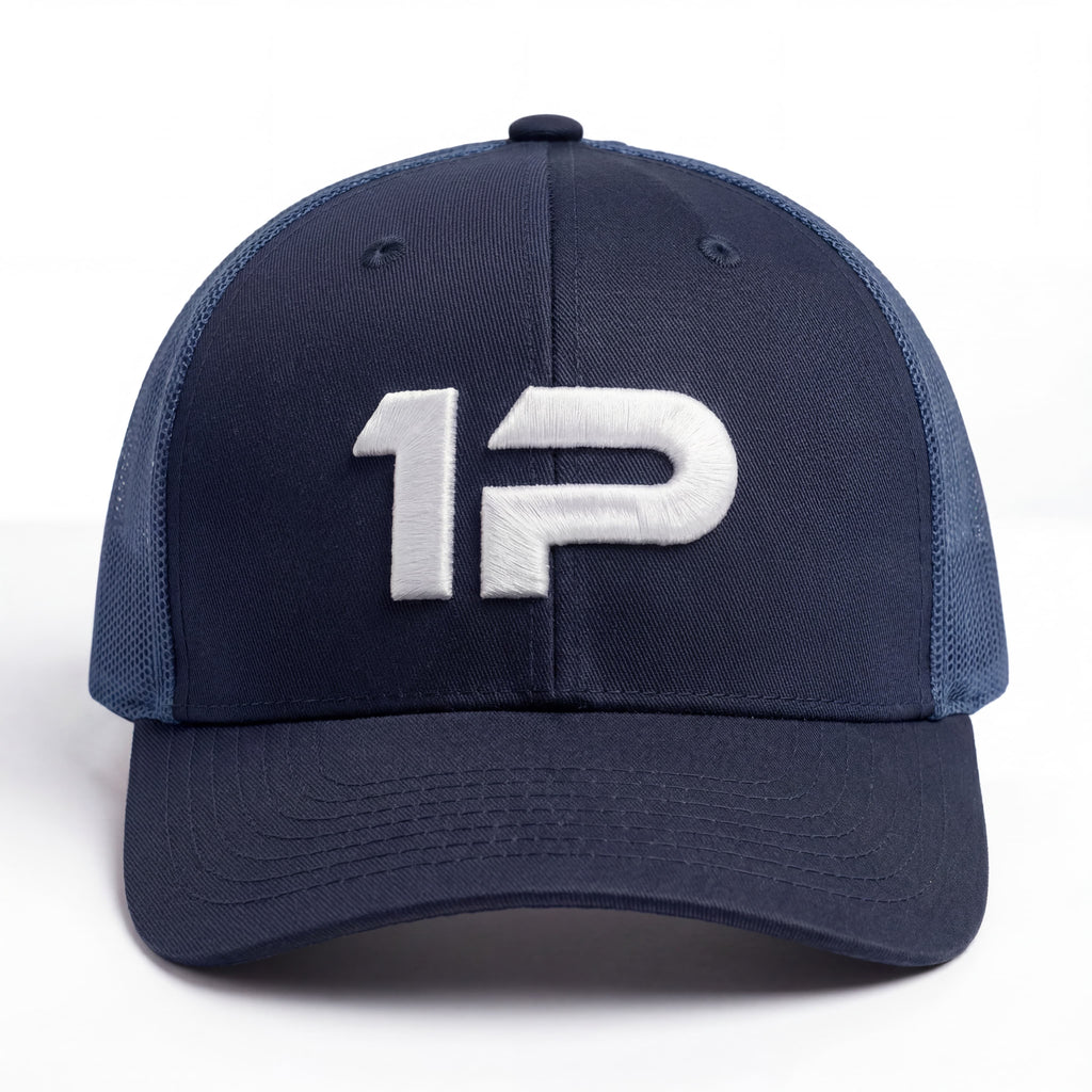 1Permenta Navy/ White Signature Logo Cap