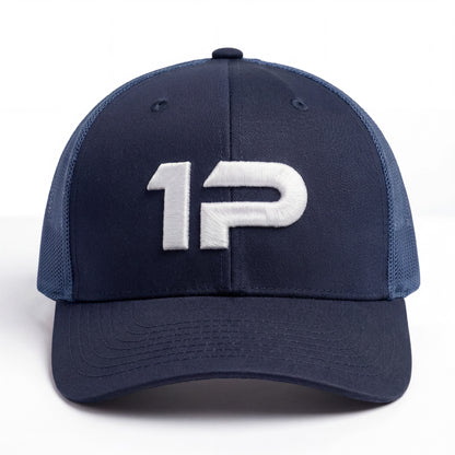 1Permenta Navy/White Logo Cap