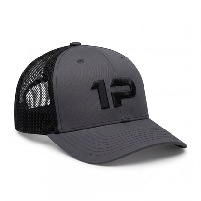 1Permenta Black/Charcoal Logo Cap