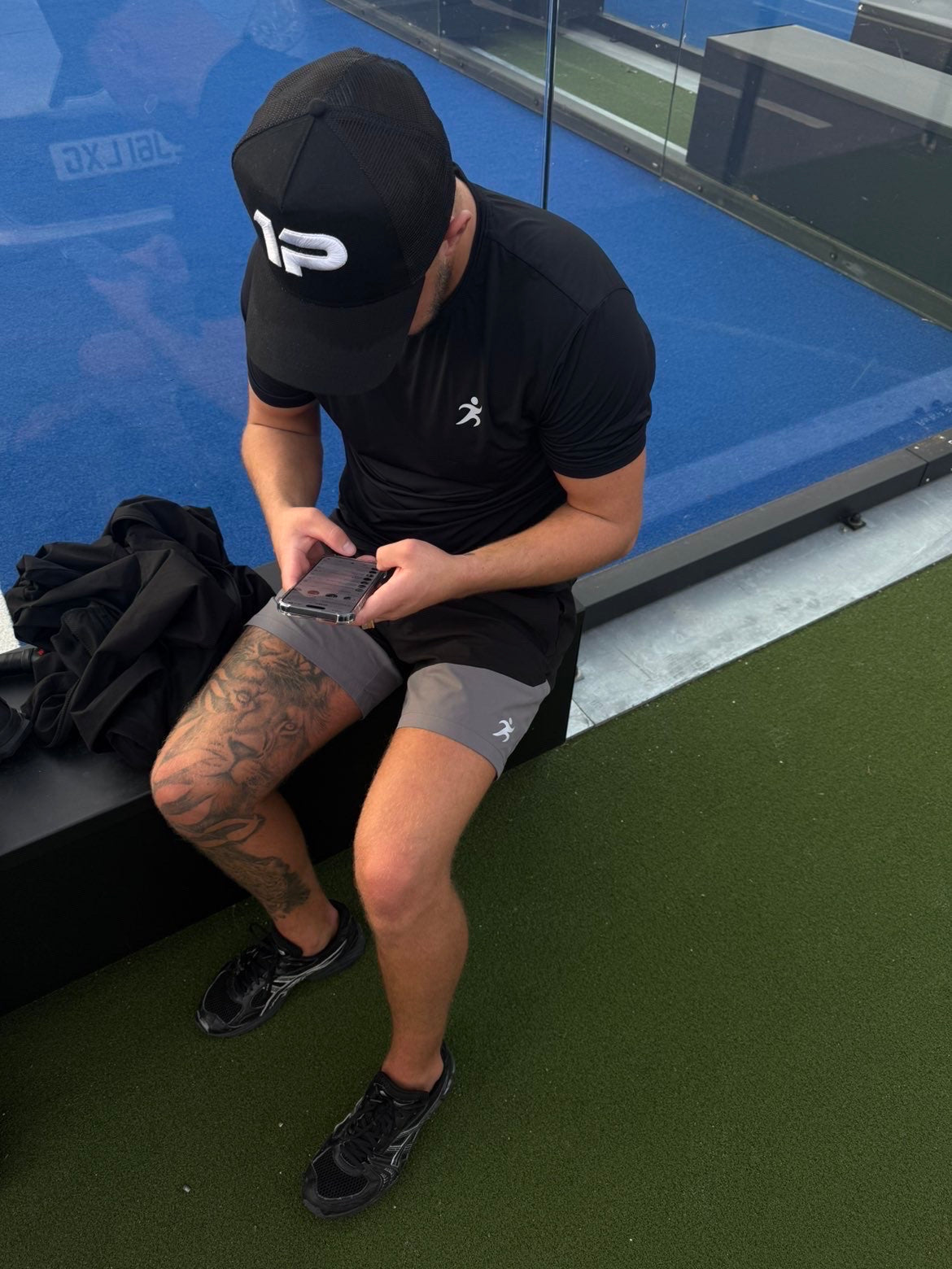 1Permenta Black Signature Logo Cap