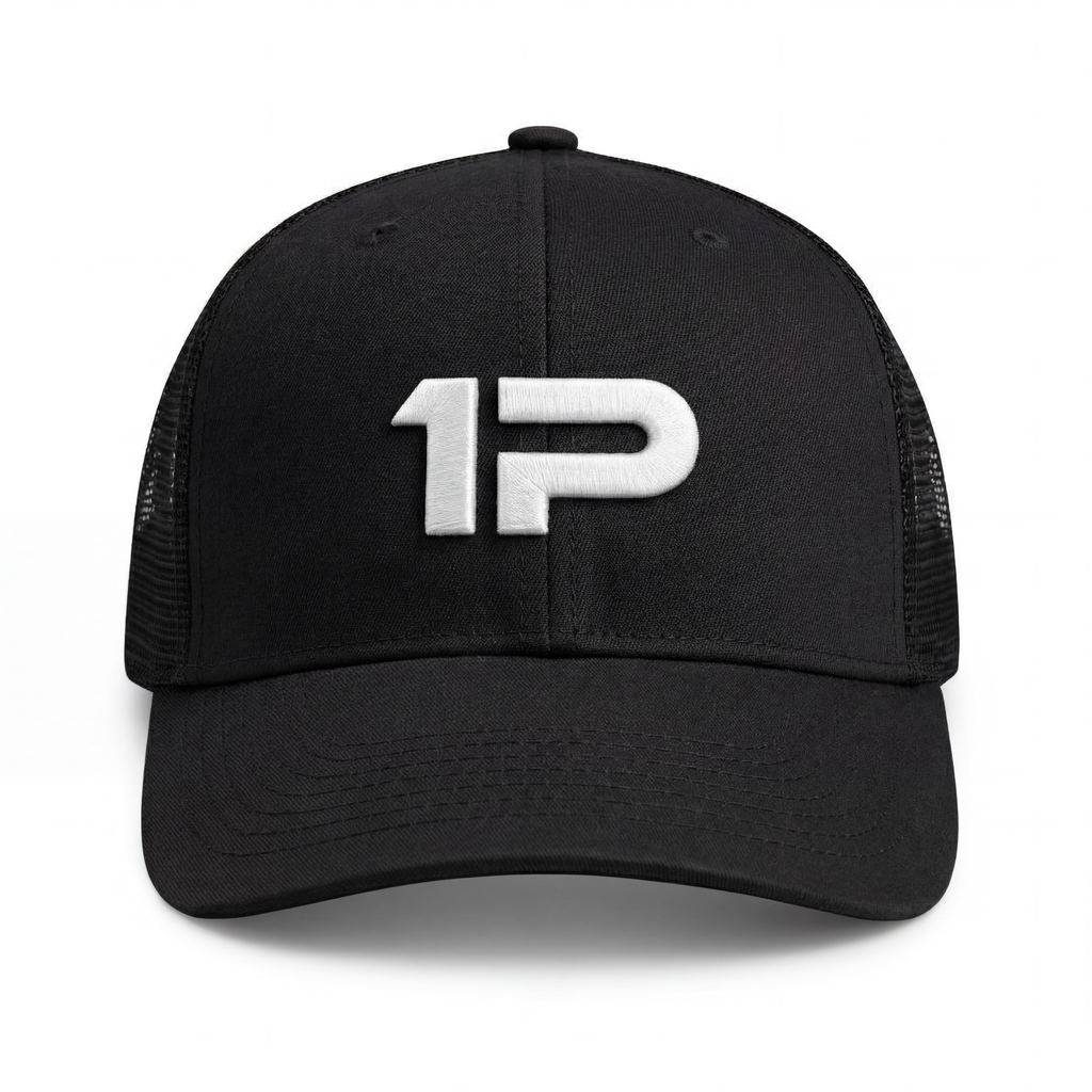 1Permenta Black Signature Logo Cap